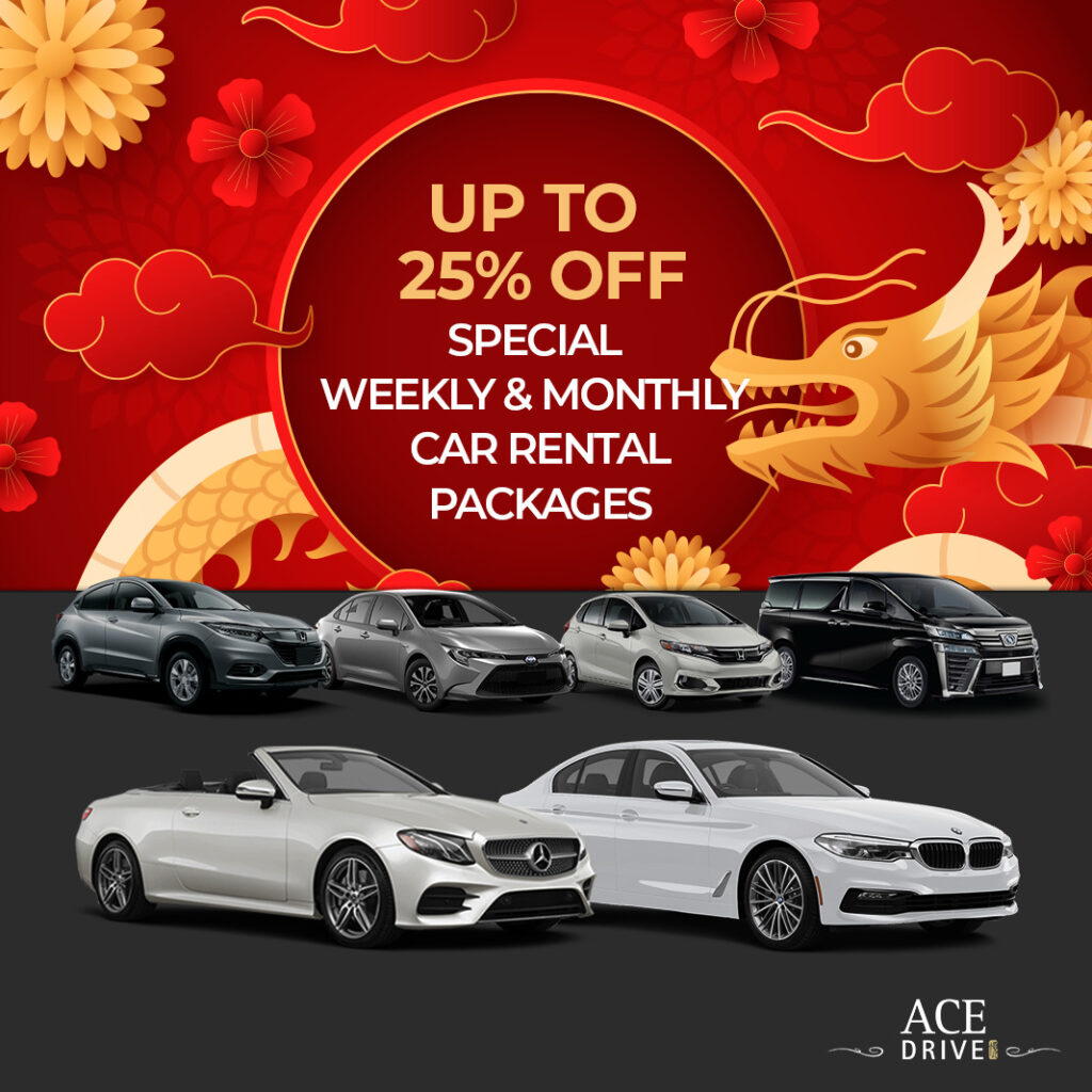 Enjoy Up to 25% Savings Special Weekly Car Rental Packages Japanese, Korean & Continental Car Models